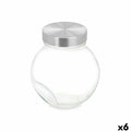 Biscuit jar Vivalto CW-74-5/TH6 CW-74-5/TH6 Transparent Glass 700 ml 11,5 x 12 x 8 cm (6 Units)