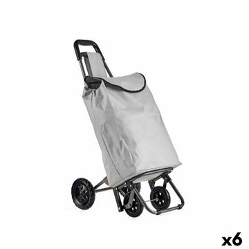 Shopping cart Kinvara Black Grey 30 L 22 x 98 x 38 cm (6 Units)
