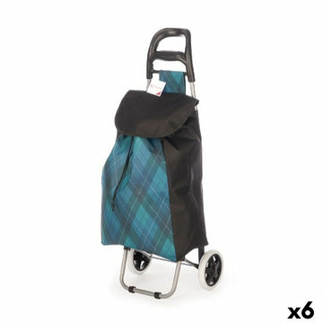 Shopping cart Kinvara Green 33 L 35,5 x 28 x 94 cm Rhombus (6 Units)