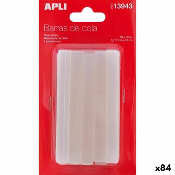Hot melt glue  sticks Apli 10 Pieces (84 Units)