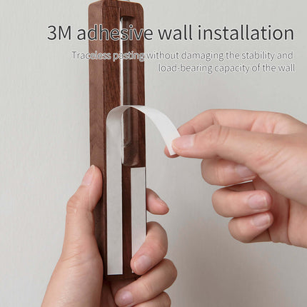 Solid Wood Magnetic Sconce Vase Touch Switch Light