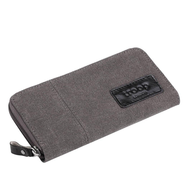 Canvas Zip Around Wallet Purse