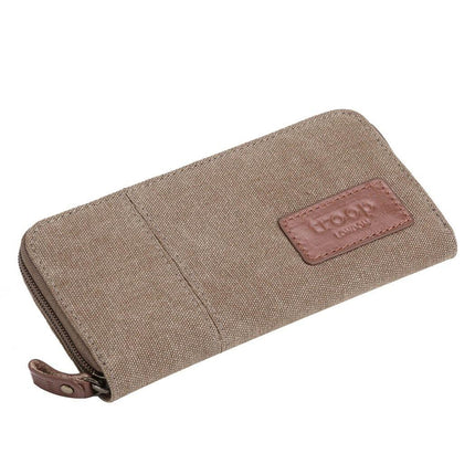 Canvas Zip Around Wallet Purse