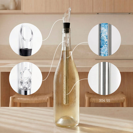 Set of Wine Accessories Chillour InnovaGoods 7 Pieces