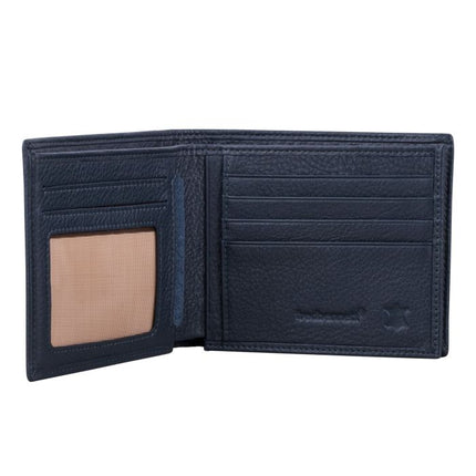 Fred Bennett Navy Leather Wallet